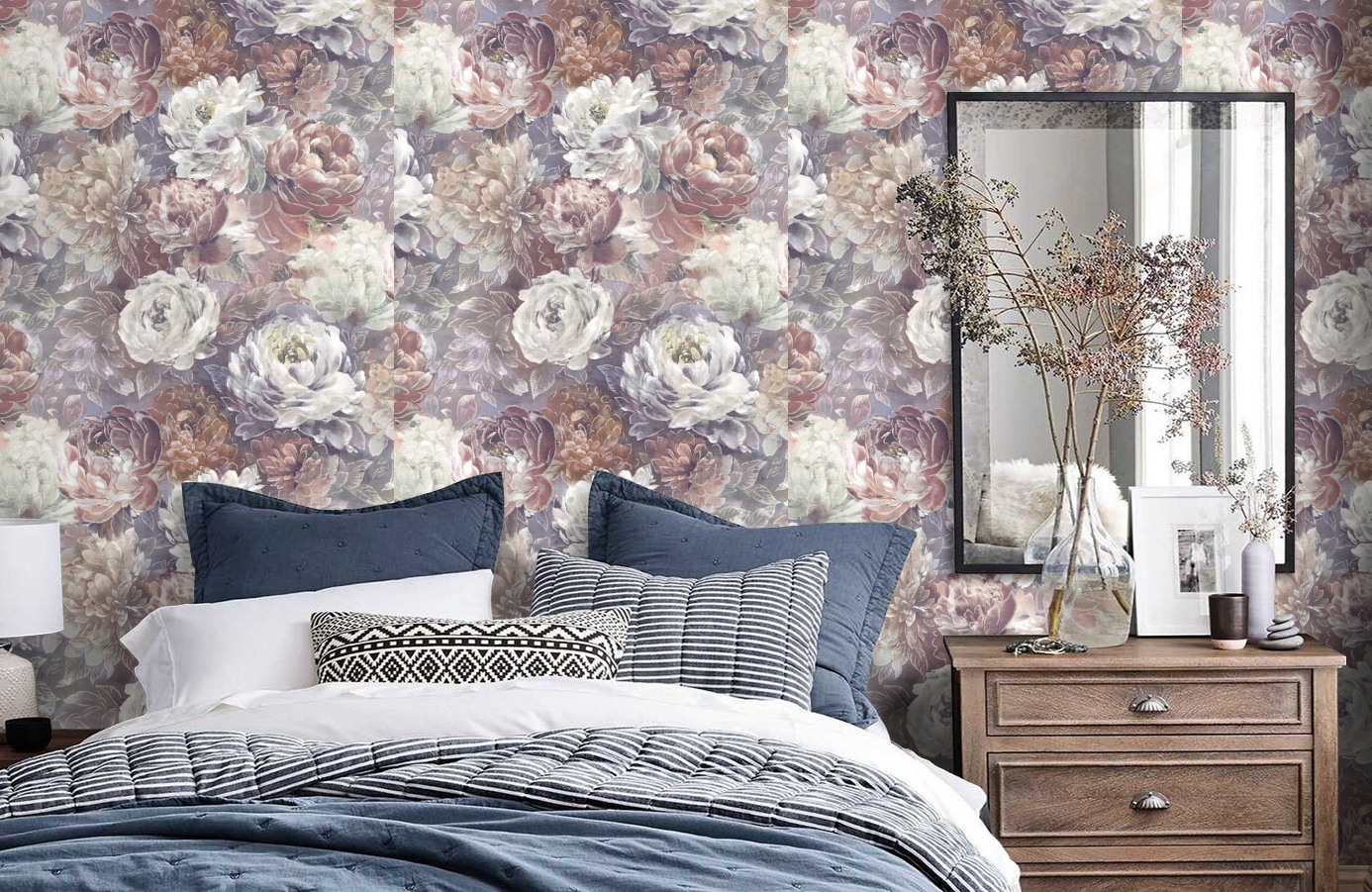 Обои 889835 фото в интерьере спальни