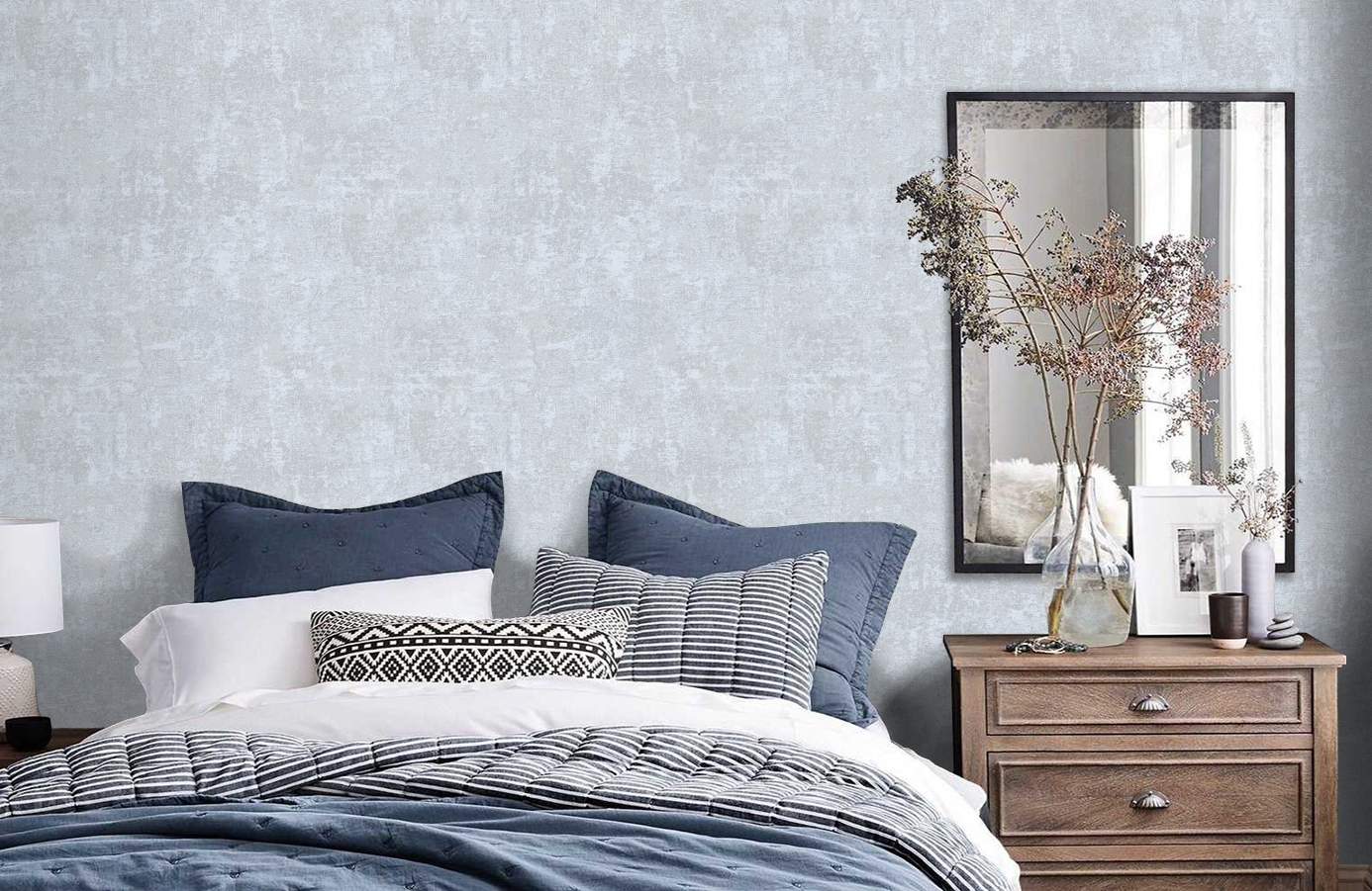 Обои 889847 фото в интерьере спальни