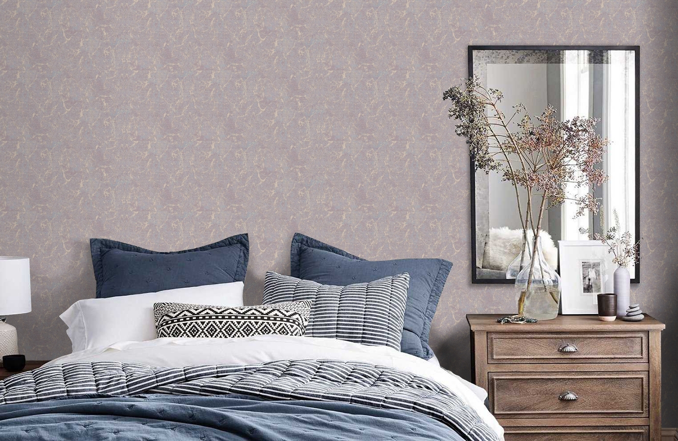 Обои 889925 фото в интерьере спальни