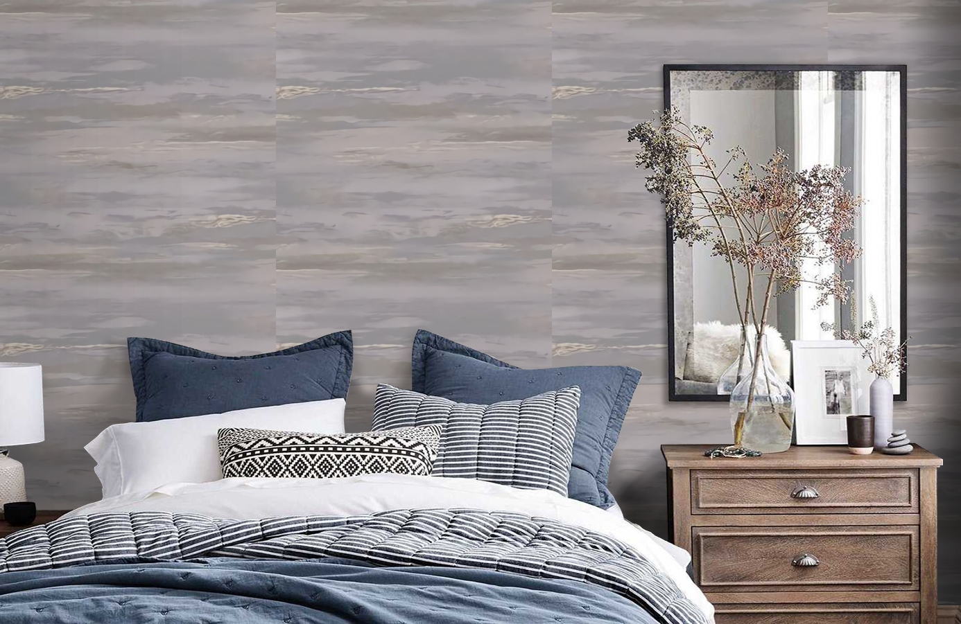 Обои 989438 фото в интерьере спальни Обои 989438 фото в интерьере спальни