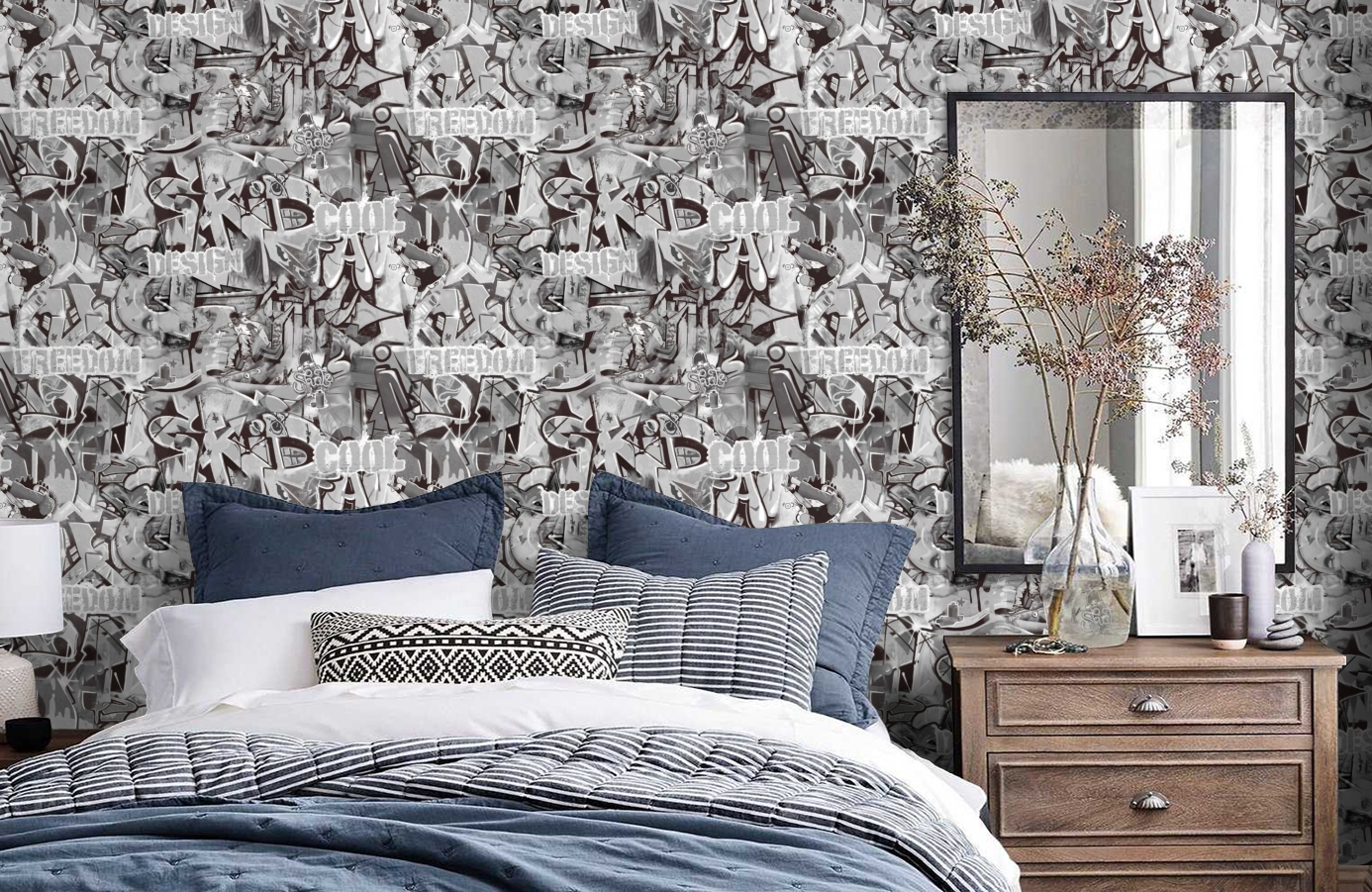 Обои 998171 фото в интерьере спальни