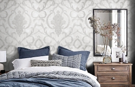 Обои N55611 фото в интерьере спальни превью