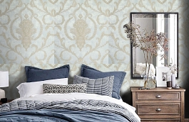 Обои N55614 фото в интерьере спальни превью