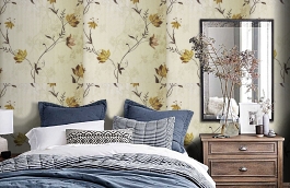 Обои 1053 фото в интерьере спальни превью