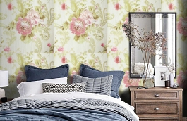 Обои 1059 фото в интерьере спальни превью