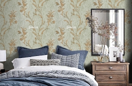 Обои 44418 фото в интерьере спальни превью