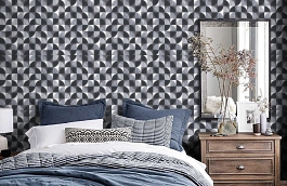 Обои 8511-3 фото в интерьере спальни превью