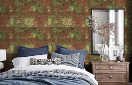 Обои ED20280 фото в интерьере спальни превью