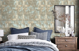 Обои ED20286 фото в интерьере спальни превью