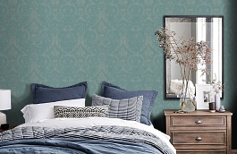 Обои M13043 фото в интерьере спальни превью