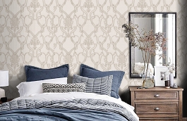 Обои M41308 фото в интерьере спальни превью
