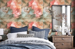 Обои R6659 фото в интерьере спальни превью