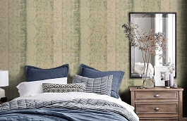 Обои Z5925 фото в интерьере спальни превью