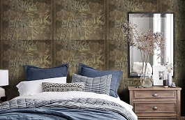 Обои Z6473 фото в интерьере спальни превью