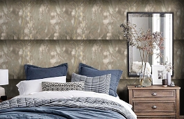 Обои Z6483 фото в интерьере спальни превью