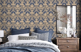 Обои Z64831 фото в интерьере спальни превью