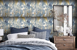 Обои Z6493 фото в интерьере спальни превью