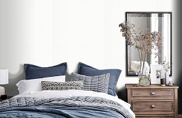 Обои 07-008 фото в интерьере спальни превью