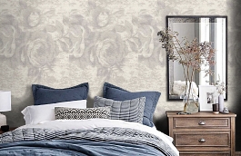 Обои 145-004-03 фото в интерьере спальни превью