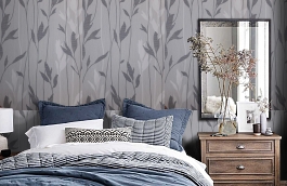 Обои 30182-14 фото в интерьере спальни превью