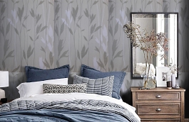 Обои 30182-77 фото в интерьере спальни превью