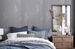Обои 30183-14 фото в интерьере спальни превью