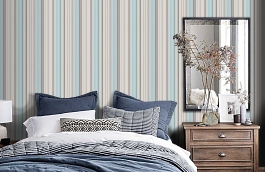 Обои 3337-68 фото в интерьере спальни превью