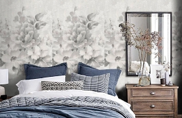 Обои 45-078-04 фото в интерьере спальни превью