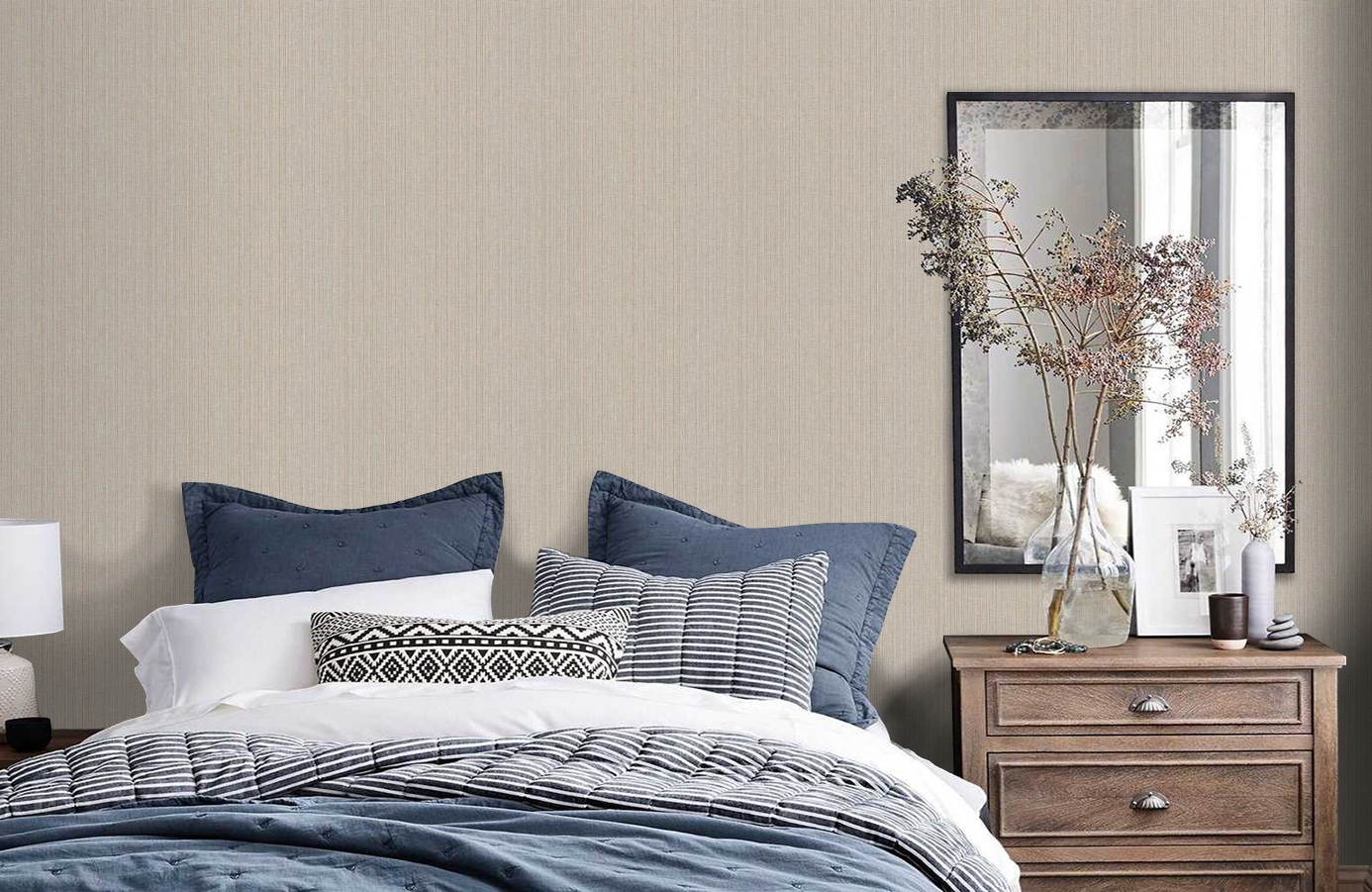 Обои 725-42 фото в интерьере спальни Обои 725-42 фото в интерьере спальни