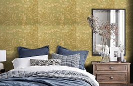 Обои 7321-77 фото в интерьере спальни превью