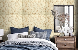 Обои 7362-23 фото в интерьере спальни превью