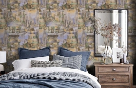 Обои 90011-86 фото в интерьере спальни превью