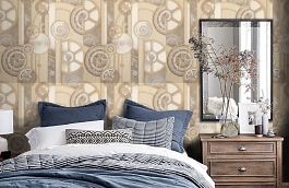 Обои 90017-42 фото в интерьере спальни превью