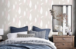 Обои PL72035-28 фото в интерьере спальни превью