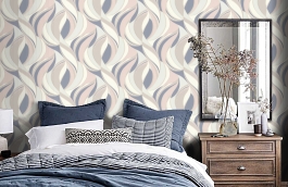 Обои PL72058-56 фото в интерьере спальни превью