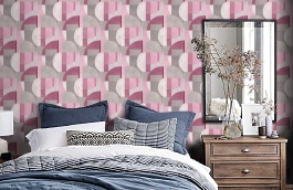 Обои SP71991-54 фото в интерьере спальни превью