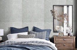 Обои VS71039-46 фото в интерьере спальни превью