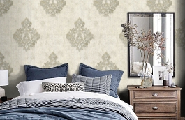 Обои 502-2 фото в интерьере спальни превью