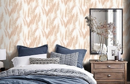 Обои VV72086-21 фото в интерьере спальни превью