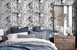 Обои 88191-15 фото в интерьере спальни превью