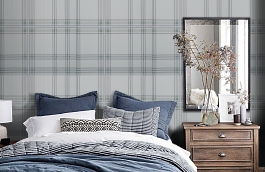 Обои 54417-8 фото в интерьере спальни превью