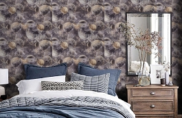 Обои 10841-02 фото в интерьере спальни превью