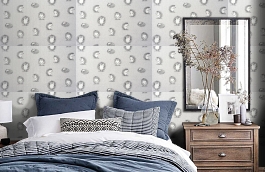 Обои 88192-15 фото в интерьере спальни превью