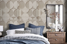 Обои 84280-3 фото в интерьере спальни превью