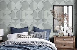 Обои 84280-6 фото в интерьере спальни превью