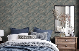 Обои 84180-7 фото в интерьере спальни превью