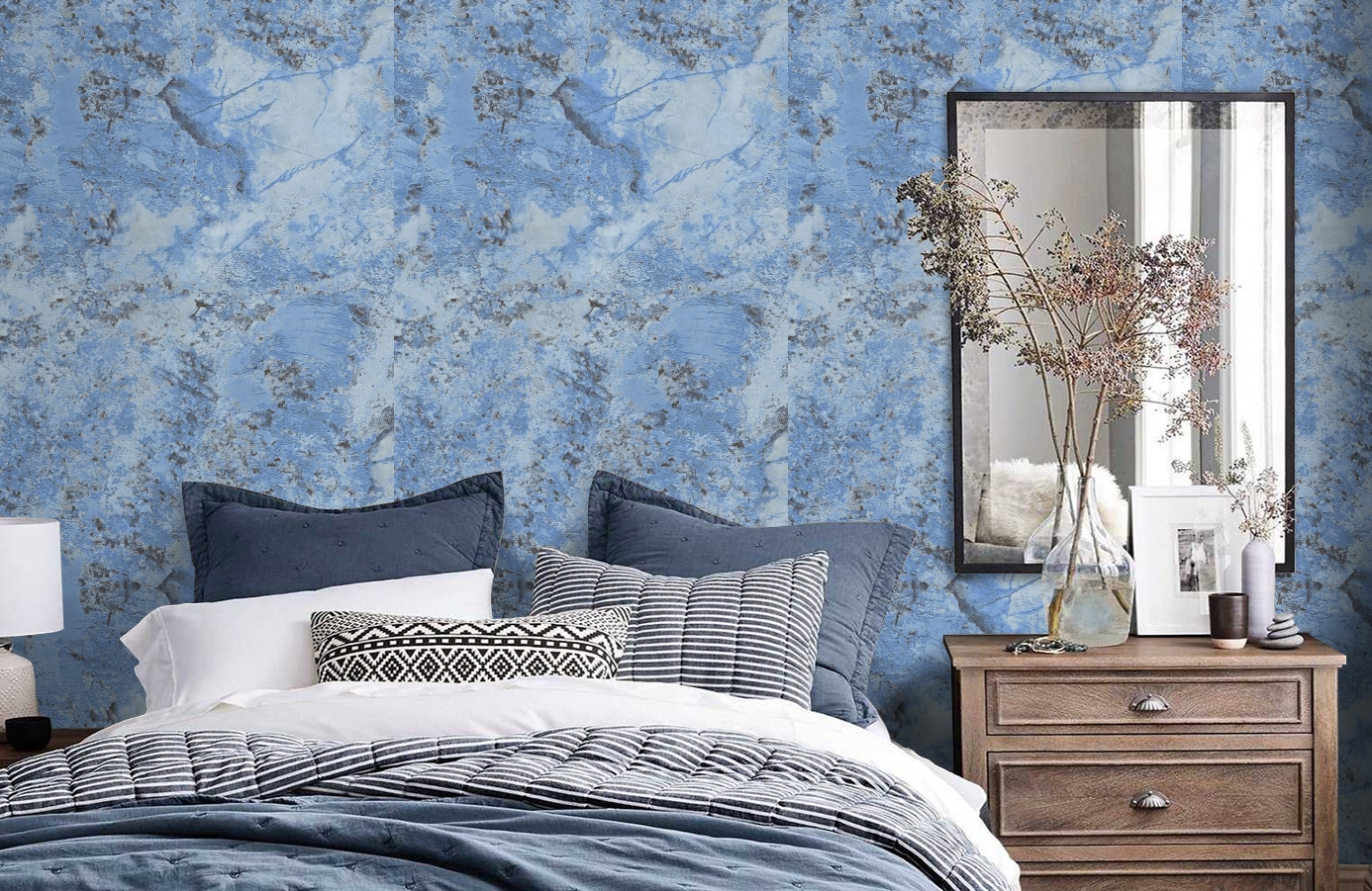 Обои 85602 фото в интерьере спальни