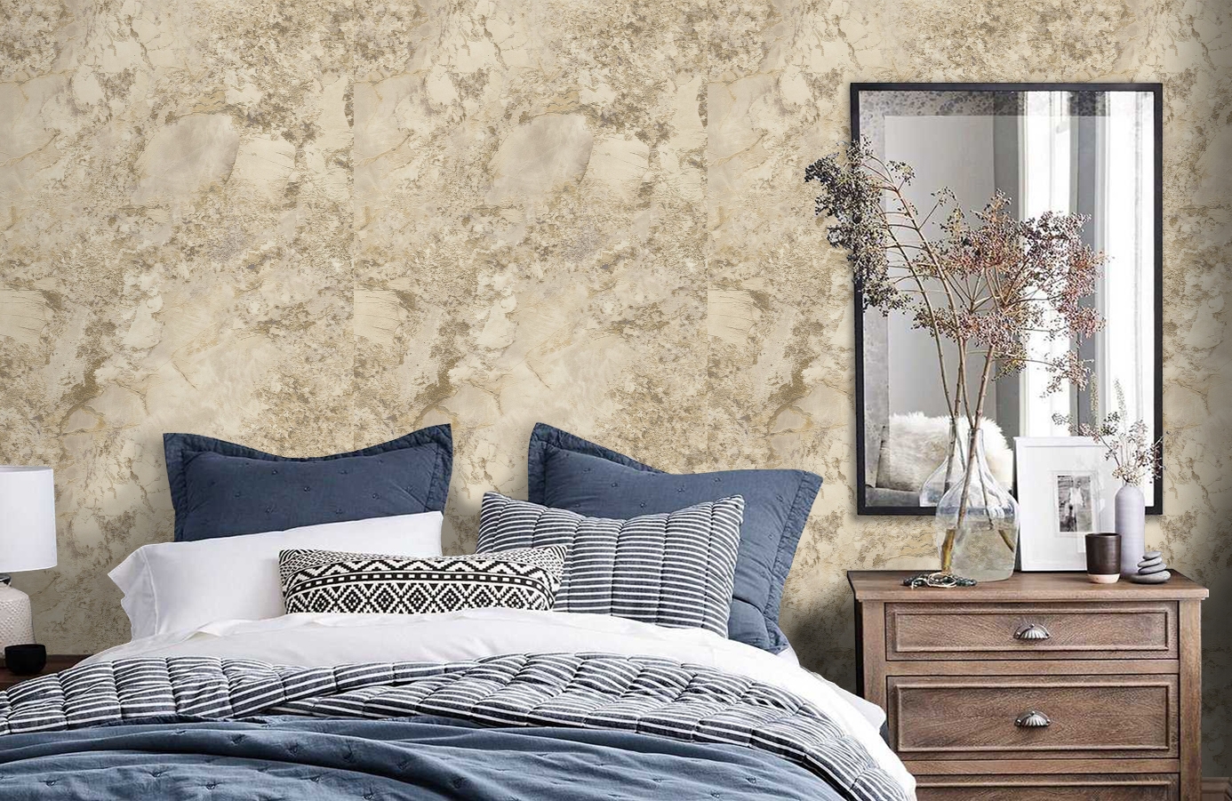 Обои 85608 фото в интерьере спальни