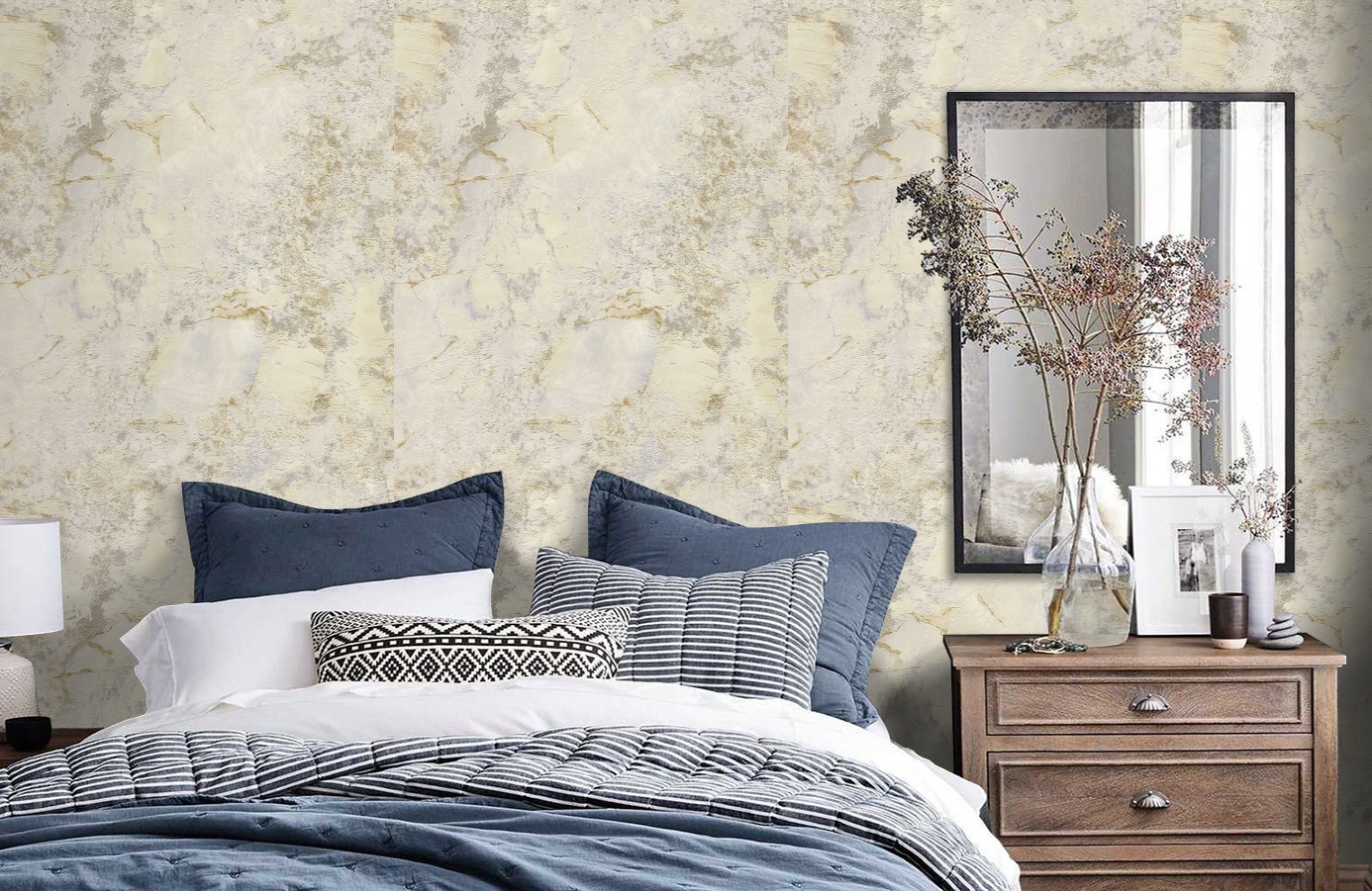 Обои 85609 фото в интерьере спальни