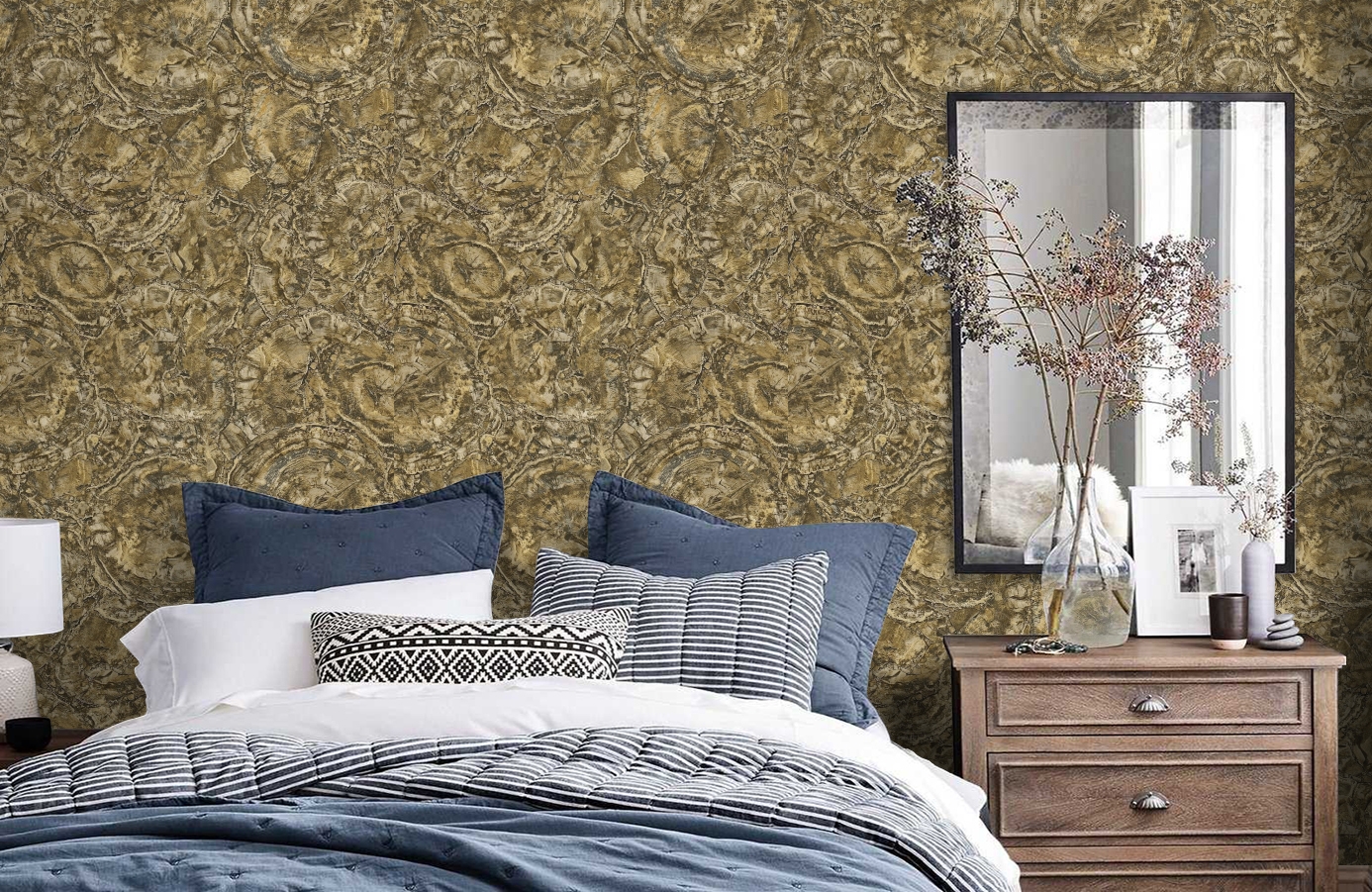 Обои 85615 фото в интерьере спальни